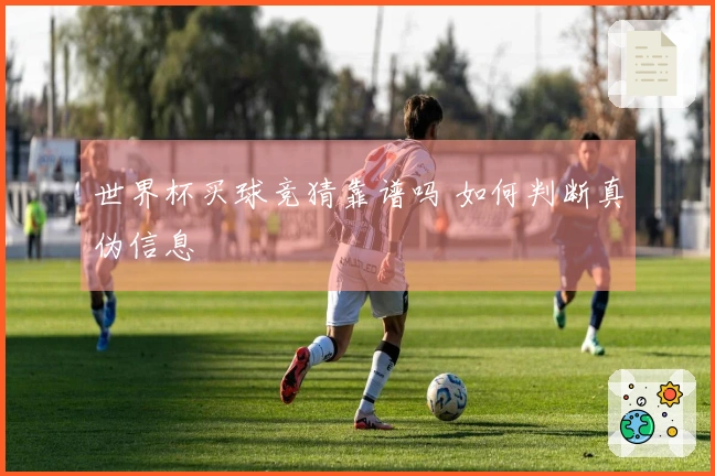 世界杯买球竞猜靠谱吗 如何判断真伪信息